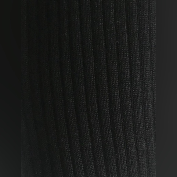 Women's Long Sleeve Mock Neck Rib Tatia Dress /key hole - Picture 7 of 8